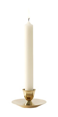 Candlesticks isolated on transparent background.