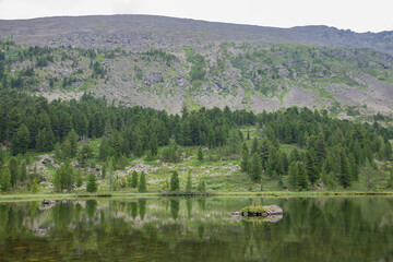 Karakol lakes, lake number four. Altai Republic, Russia