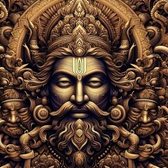 
illustration of the god brahma 50