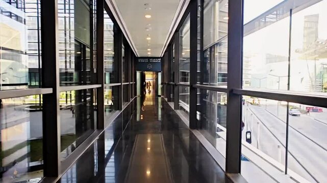 interior of modern building riyadh Saudi Arabia 