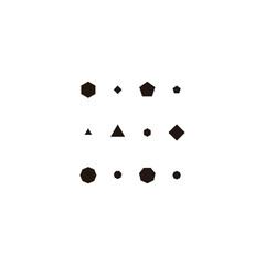 Facets, background, watermark geometric symbol simple logo vector