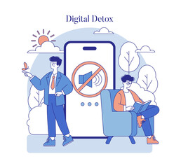 Work Burnout Prevention. Flat Vector Illustration