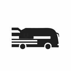Minimalist Bus Icon for Branding
