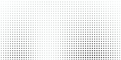 Basic halftone dots effect in black and white color. Halftone effect. Dot halftone. Black white halftone.Background with monochrome dotted texture. Polka dot pattern template