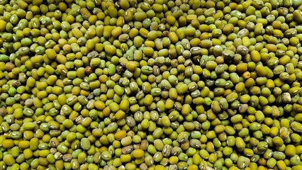 Mung beans textured for background 
