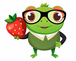 Fun 3D Frog Illustration – Lively and Creative Amphibian Artwork.