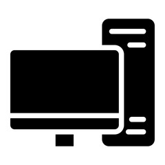 Desktop computer icon