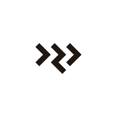 Obraz premium Letter Z direction, squares geometric symbol simple logo vector