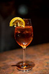 the process of preparing alcoholic beverages at the bar