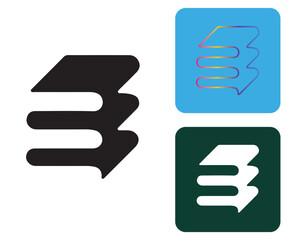 Initial E Logo, E Logo, E Monogram,  Letter E Logo, Creative Icon, Modern, Vector