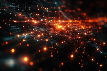 Obraz premium Abstract Network Connections