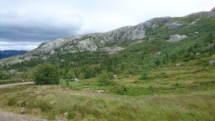 Fototapeta premium Above the fjords 