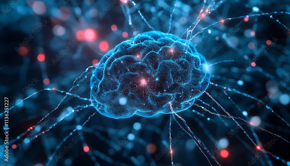 Poster Improving work efficiency with AI technology, data analysis, and AI chatbot solutions, unlocking the potential of artificial intelligence to solve business problems