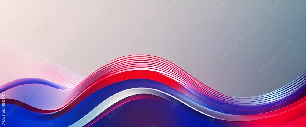 Poster abstract colorful background with red and blue glowing lines abstract multicolor spectrum website ba