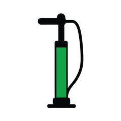 Obraz premium a black and white illustration of a hand pump