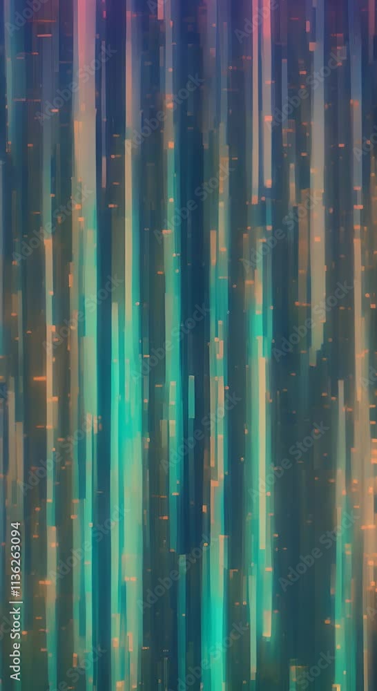 Aufkleber abstract background a cascading curtain of shimmering beaded strands creates a mesmerizing display o
