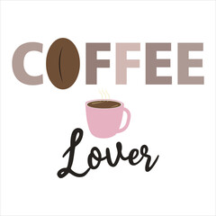 coffee lover t-shirt design. vector design.