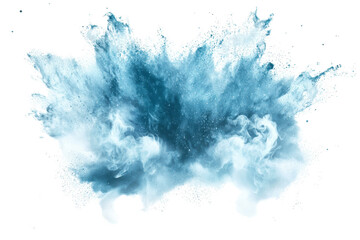 Obraz premium A vibrant splash of blue liquid resembling an abstract wave, showcasing dynamic motion and energy.