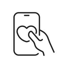 Charity thin line icons. Editable stroke and Perfect pixel on transparent background