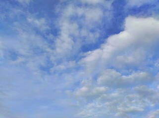 blue sky with clouds