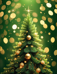 Christmas Fir tree branch texture Background Fluffy pine tree branch close up