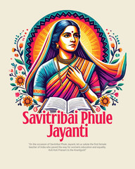 Savitribai Phule Jayanti Celebrating Indias first woman teacher on 3rd January social media post