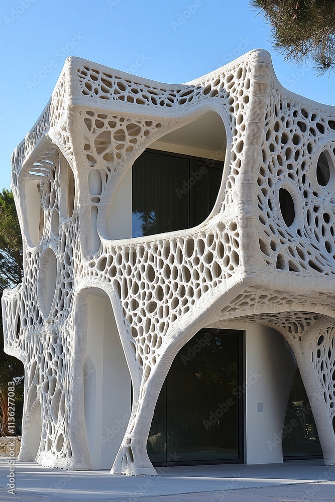 Poster advanced computational design of parametric 3d printed building facades
