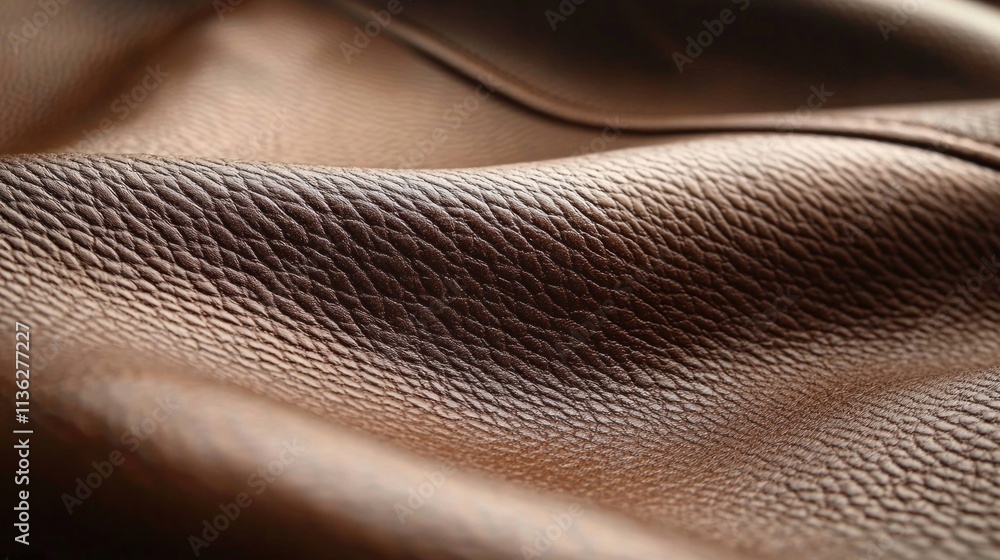 Aufkleber a close up of a brown leather surface with a grainy texture. the color of the year mocha mousse