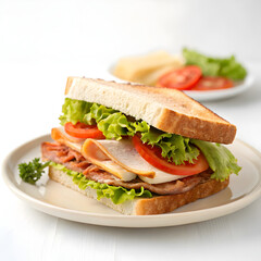 Obraz premium sandwich in a tray
