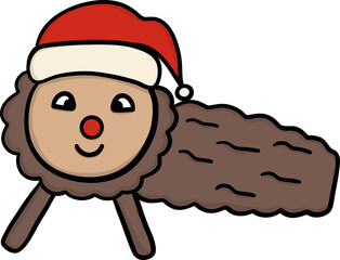 Nativity Scene elements and tradicional food from spain