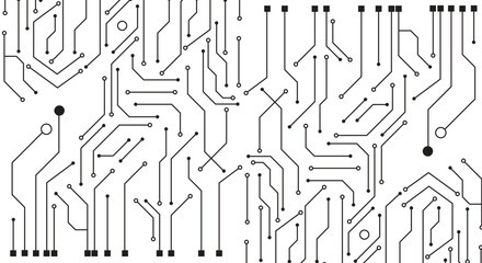 High tech technology geometric and connection system background with digital data abstract. Technological communication concept.