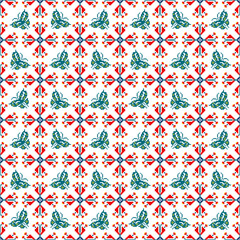 Beautiful seamless pattern design by geometric 