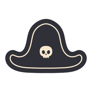 recommend clip art: Pirate hat icon. Accessory. Vector illustration.