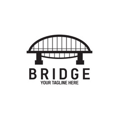 bridge logo vector icon illustration template design