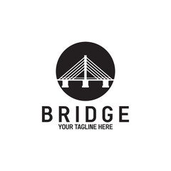 bridge logo vector icon illustration template design