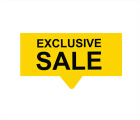 Exclusive sale , exclusive offer, limited time offer, offer, special offer, exclusive, promotion vector file 