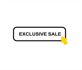 Exclusive sale , exclusive offer, limited time offer, offer, special offer, exclusive, promotion vector file 