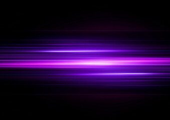 Fototapeta premium 黒い背景に紫色の光