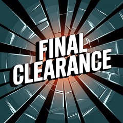 Final Clearance Sale Announcement Graphic Design