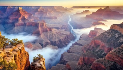 Desert Landscape Serene Majestic Nature Morning Sunrise Scenery