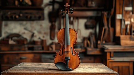 National Violin Day background concept 