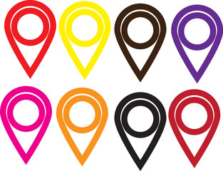 Location icon. Maps pin. Location pin. Pin icon vector. Location map icon