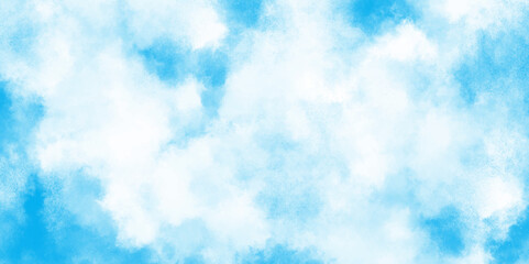 watercolor abstract texture with white clouds and blue sky, shiny and clear painted light blue clouds watercolor background, sky clouds for wallpaper backdrop background.	