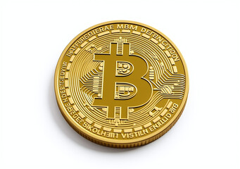 bitcoin coin displayed white background png