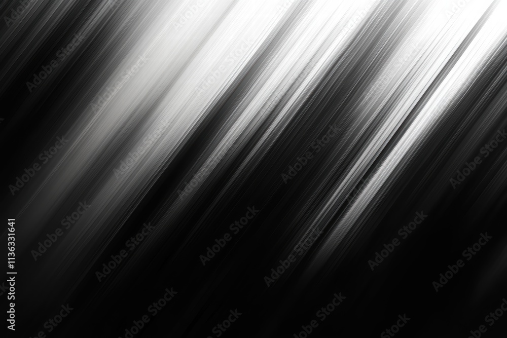 Poster monochrome gradient texture with smooth transition from black to white in artistic design