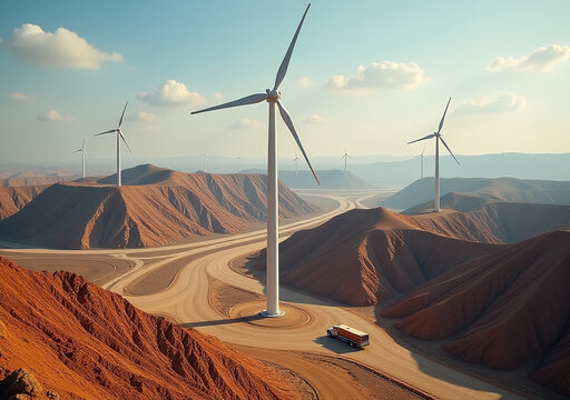 wind farms used cryptocurrency mining instead traditional gold mining