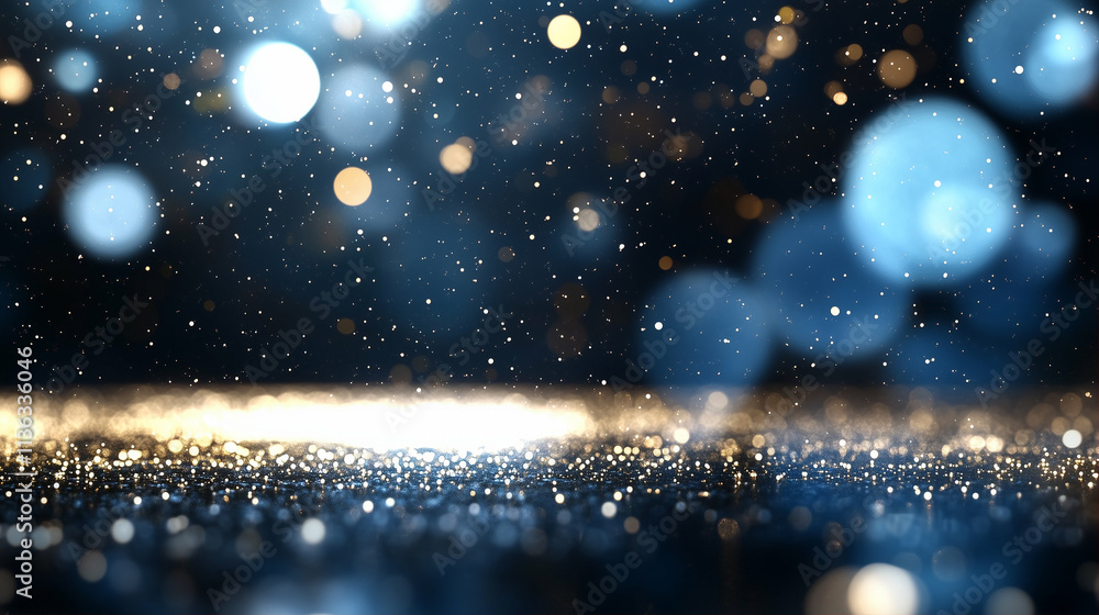 Poster bokeh lights background creating a dreamy atmosphere with shimmering and sparkling effects for visua