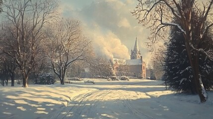 New Year's Day Background Concept