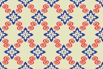 seamless pattern with flowers
