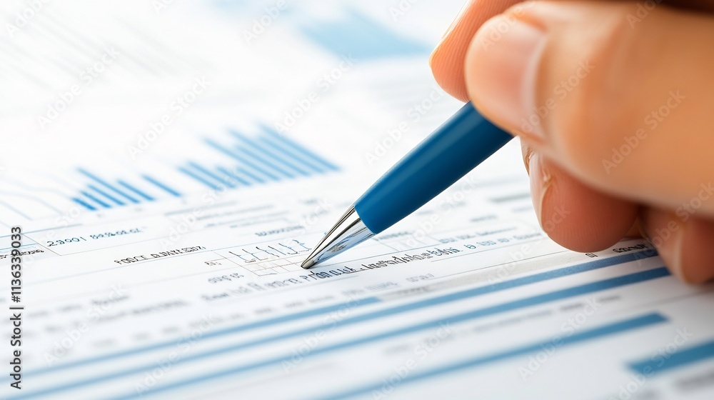 Poster financial data analytics and accounting software usage in the office